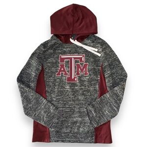 Fanatics Men’s Small Texas A&M Football Charcoal Chiller Hoodie Sweatshirt